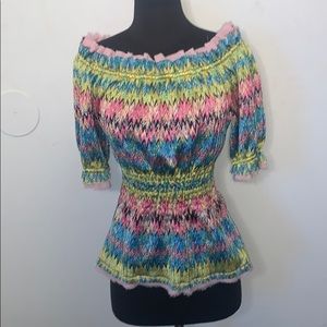 One of a Kind Christina Makowsky Knit Top